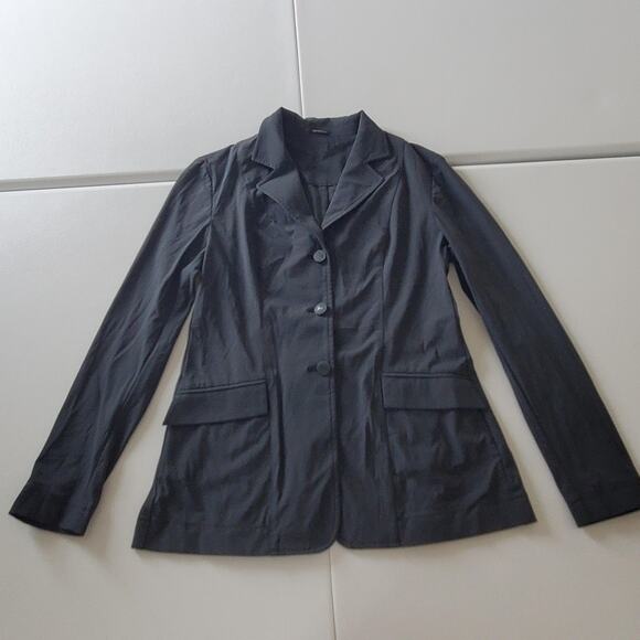 RJ Classics Blazer Womens 6 Black Soft Shell Xtreme Jacket Stretch Equestrian - Picture 1 of 13